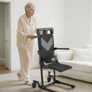 VOCIC Electric Chair Lift - Portable Floor Lift for Seniors (350 lbs)