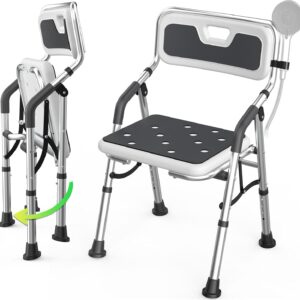 Folding Shower Chair for Seniors & Disabled