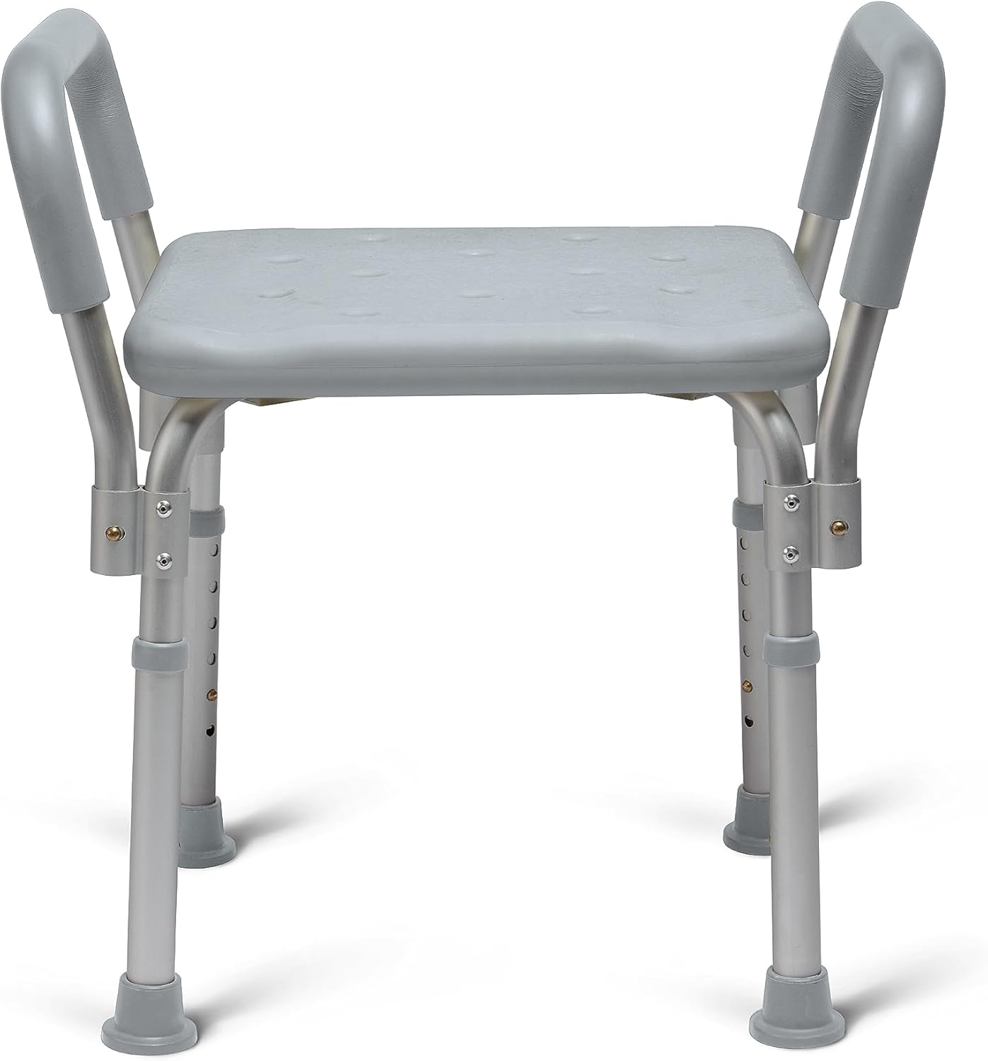 Medline Backless Shower Chair w/ Arms - 350 lb Capacity