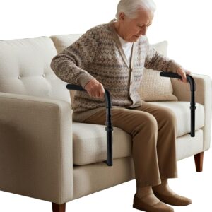 NIMOOD Stand Assist Rail for Couch, Adjustable Elderly Aid