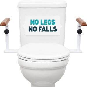 Lunderg Toilet Safety Rails for Seniors - Elegant & Secure